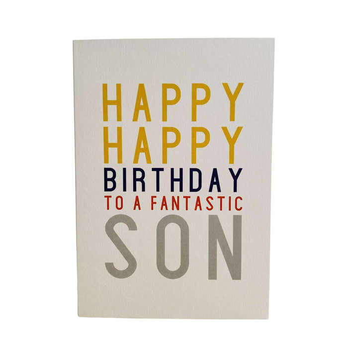  a Fantastic Son Birthday Card