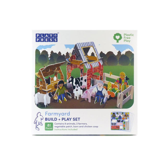 Playpress Farmyard Pop-out Eco Friendly Playset