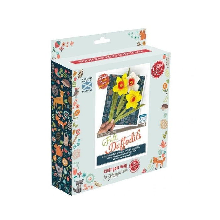 The Crafty Kit Co Felt Daffodils Craft Kit