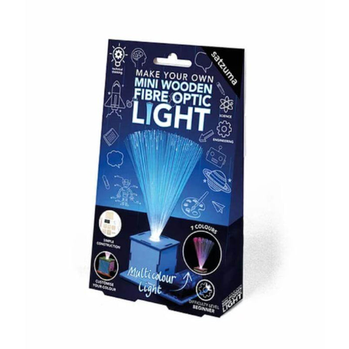 STEM Make Your Own Mini Wooden Fibre Optic Light Kit