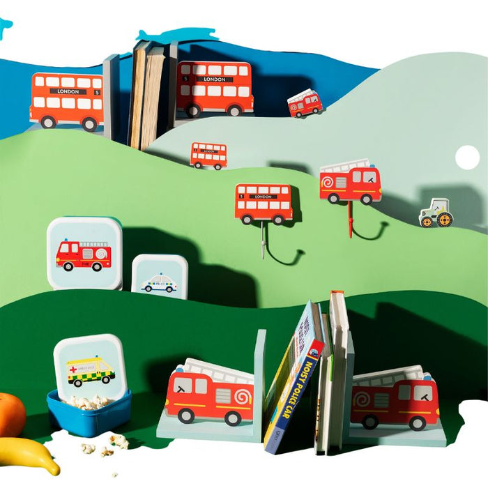 Fire Engine Bookends