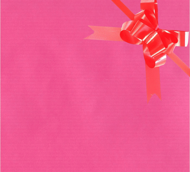 image of a square of pink wrapping paper, the paper is a solid fuchsia kraft paper