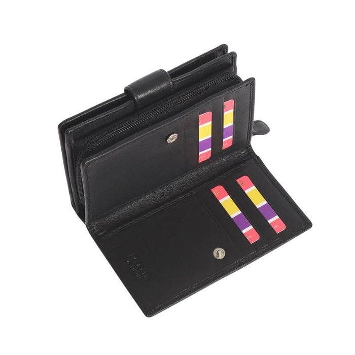 Saddler "Georgie" Medium Rfid Bifold Leather Purse - Available in 7 Colours