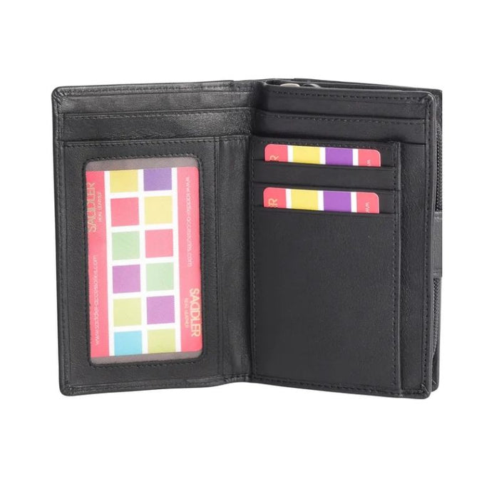 Saddler "Georgie" Medium Rfid Bifold Leather Purse - Available in 7 Colours