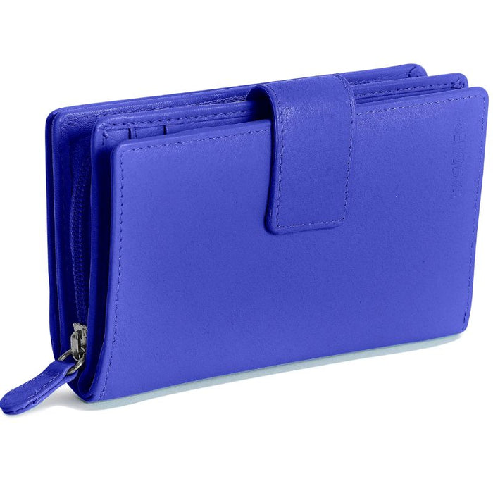 Saddler "Georgie" Medium Rfid Bifold Leather Purse - Available in 7 Colours