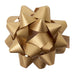 image of a square of wrapping paper, the paper is cream in colour with lots of gold stars