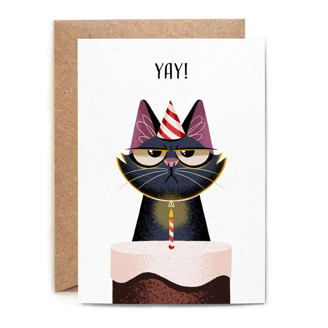 Grumpy Cat Birthday Card — www.addabow.com