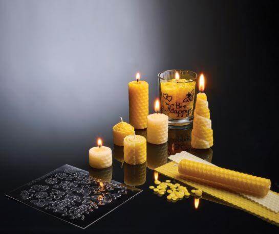 Natural Beeswax Candle Kit