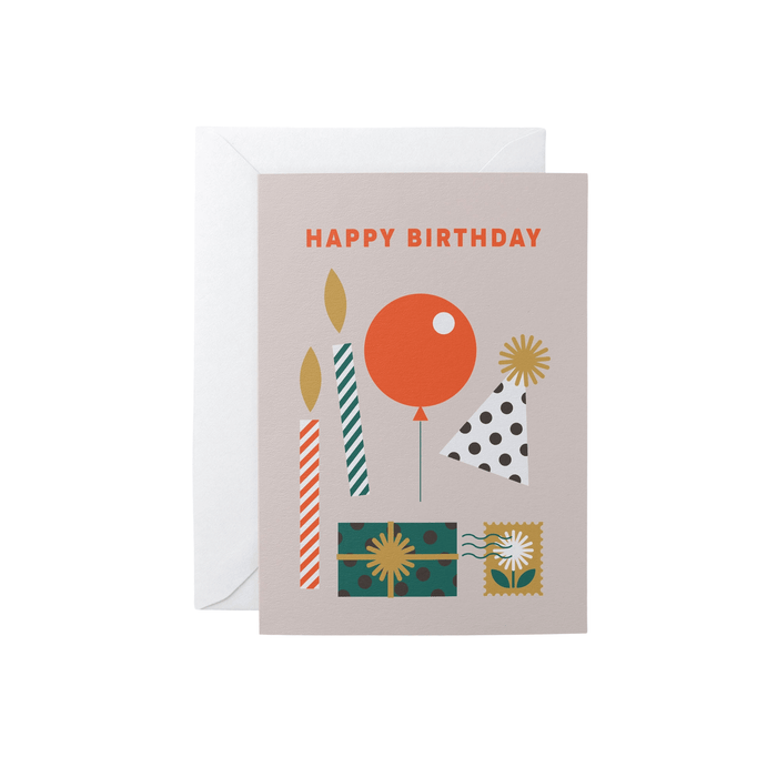  a Happy Birthday Card, Balloon