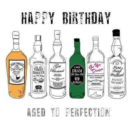  a Happy Birthday Aged To Perfection Card