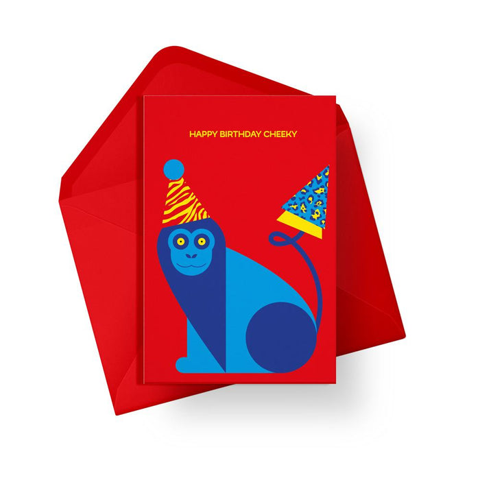  a Happy Birthday Cheeky Monkey Card