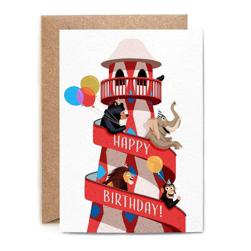  a Helter Skelter Birthday Card