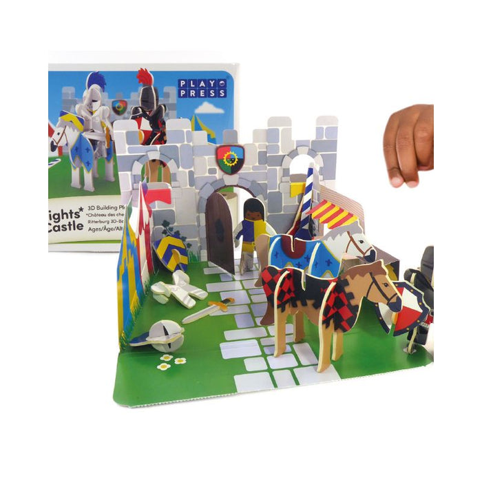 Playpress Knights Castle Pop-out Eco Friendly Playset