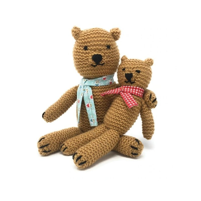 The Crafty Kit Co Knit Your Own Teddies Kit