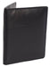 Image of a saddler lexi leather bifold rfid credit card holder in black. It is made from leather
