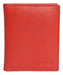 Image of a saddler lexi leather bifold rfid credit card holder in red. It is made from leather