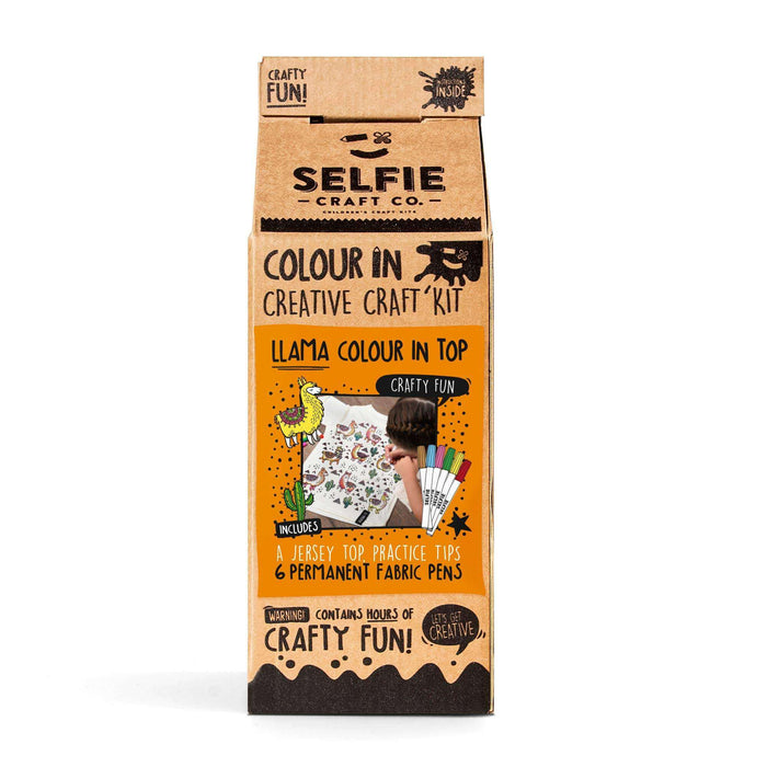 Selfie Craft Co Llama Colour In Top