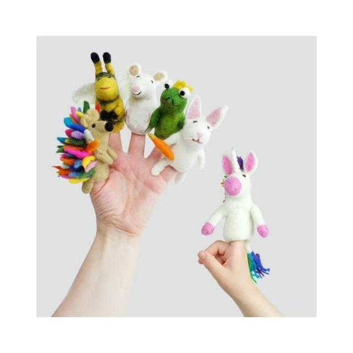 Magic Meadow Felt Finger Puppets (Set of 6)