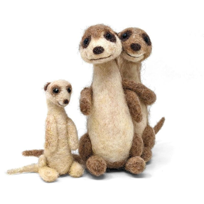 Meerkat Family Needle Felting Kit
