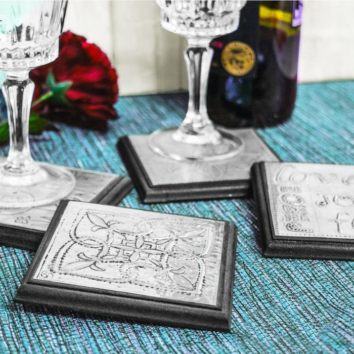 Metal Embossing Kit - Pewter Coaster Kit