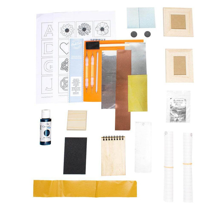 Metal Embossing Kit for Beginners with 7 Projects