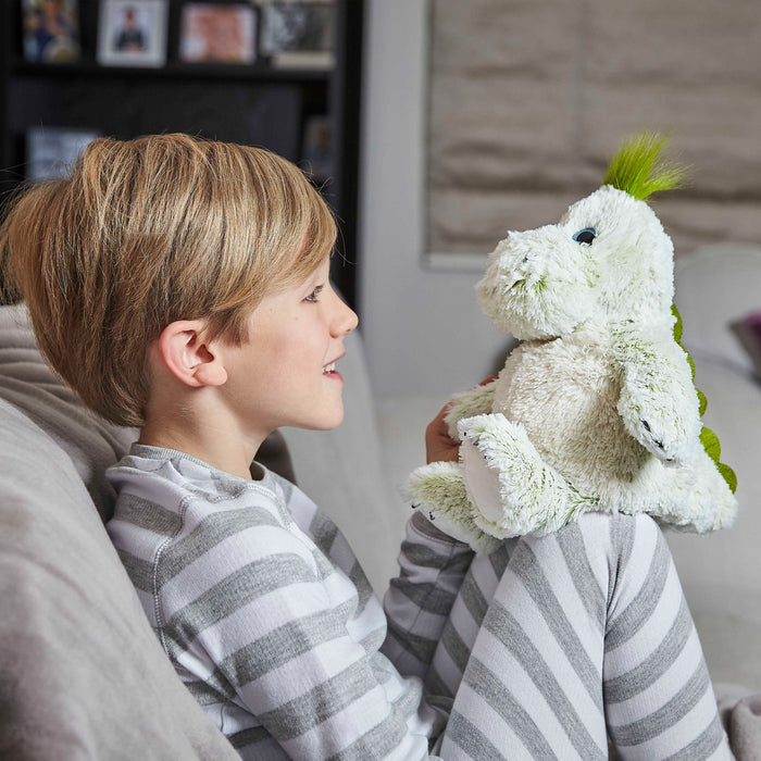 Warmies® Large Plush 13" Marshmallow Dinosaur Microwavable Soft Toy