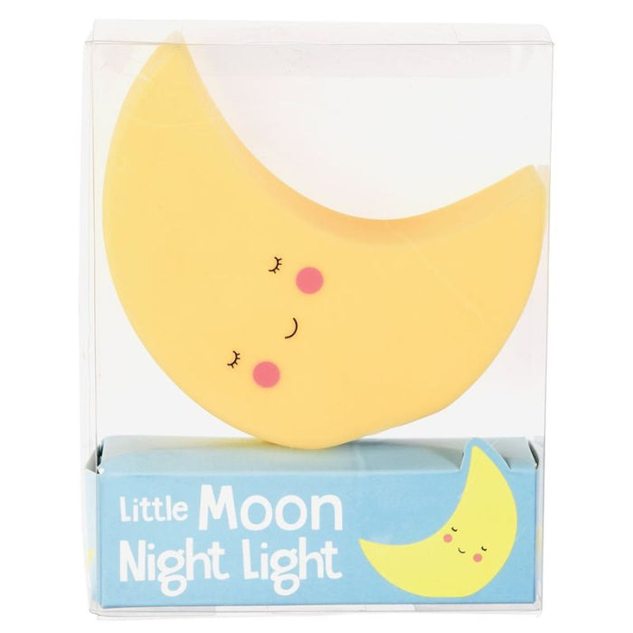 Yellow Half Moon LED Night Light