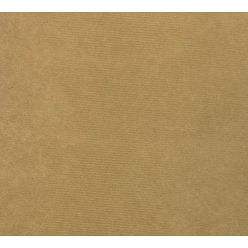 image of a square of wrapping paper, the paper is a solid natutral light brown kraft paper