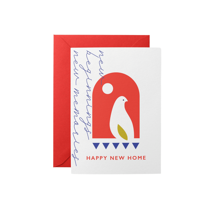  a New Home Greeting Card