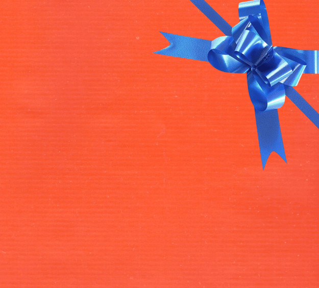 Orange and blue best sale wrapping paper