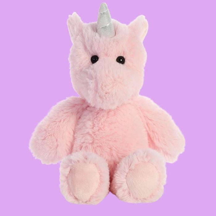 Pretty Pink Plush Unicorn 8in