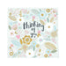  a Thinking of You Greeting Card with Floral Pattern Design