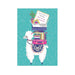 a Sorry You're Leaving Card with Lama Design