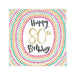 a Happy Birthday Card with 80th Birthday Design