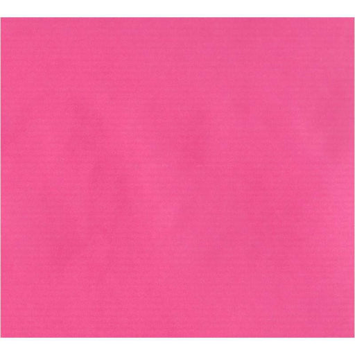 image of a square of pink wrapping paper, the paper is a solid fuchsia kraft paper