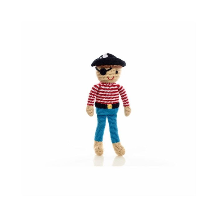Pebblechild Once Upon A Time Large Pirate Peg Leg Soft Knit Toy