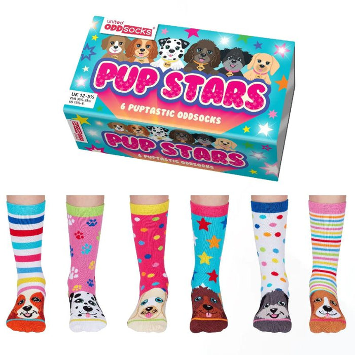 United Oddsocks Pup Stars Socks