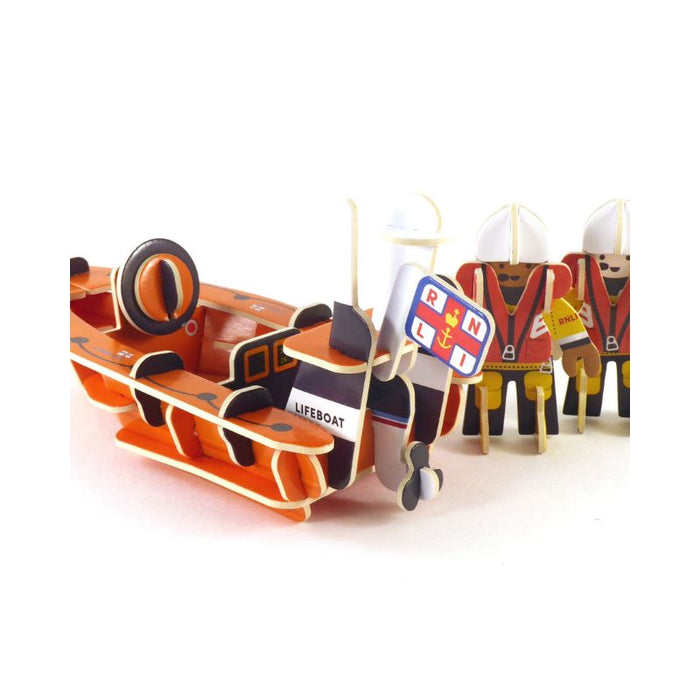 Playpress RNLI Inshore Lifeboat Pop-out Eco Friendly Playset