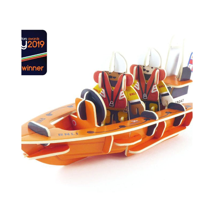 Playpress RNLI Inshore Lifeboat Pop-out Eco Friendly Playset