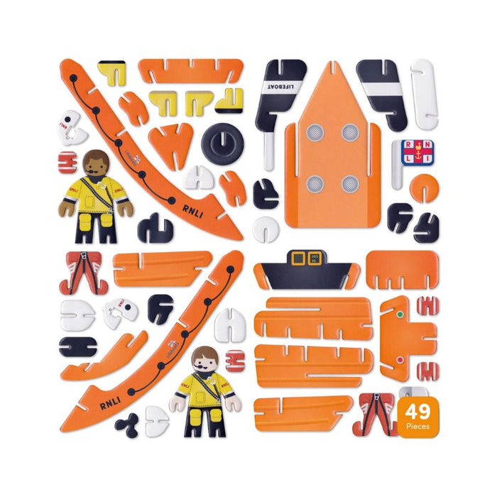 Playpress RNLI Inshore Lifeboat Pop-out Eco Friendly Playset