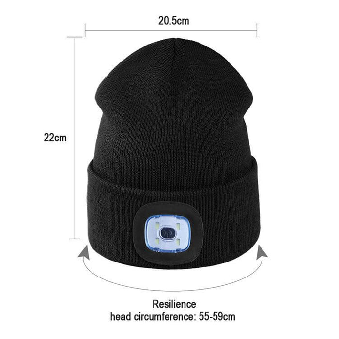 Dog Walking Bag & Rechargeable LED Light Beanie Hat