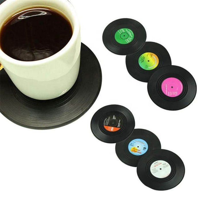 Record Coasters Set of 6