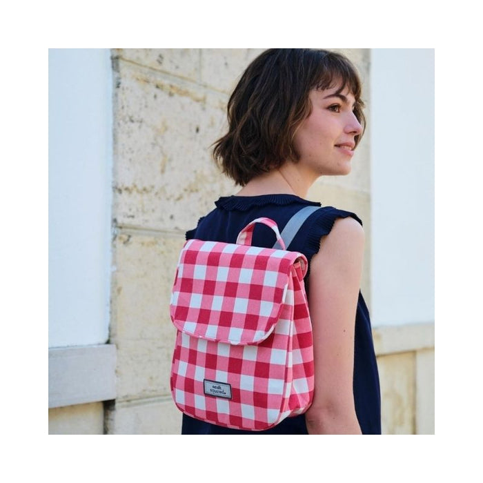 Earth Squared Gingham Backpack