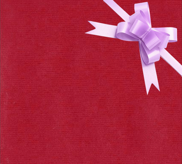 image of a square of wrapping paper, the paper is a solid dark red kraft paper