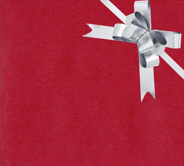 image of a square of wrapping paper, the paper is a solid dark red kraft paper