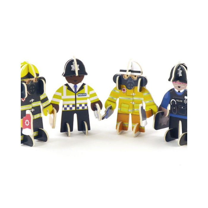Playpress Rescue Team Pop-out Eco Friendly Playset