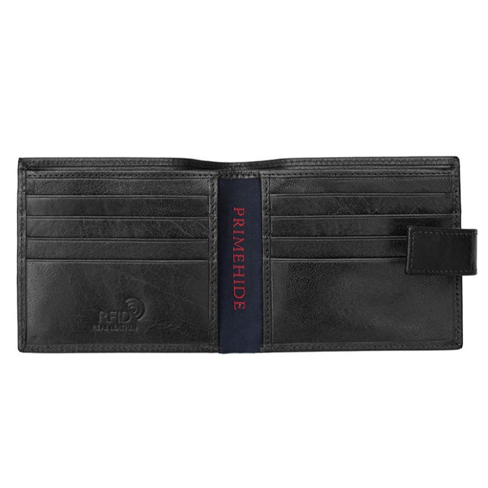 Primehide Luxury Leather Ricco Bifold Wallet RFID Blocking - Available in 2 colours