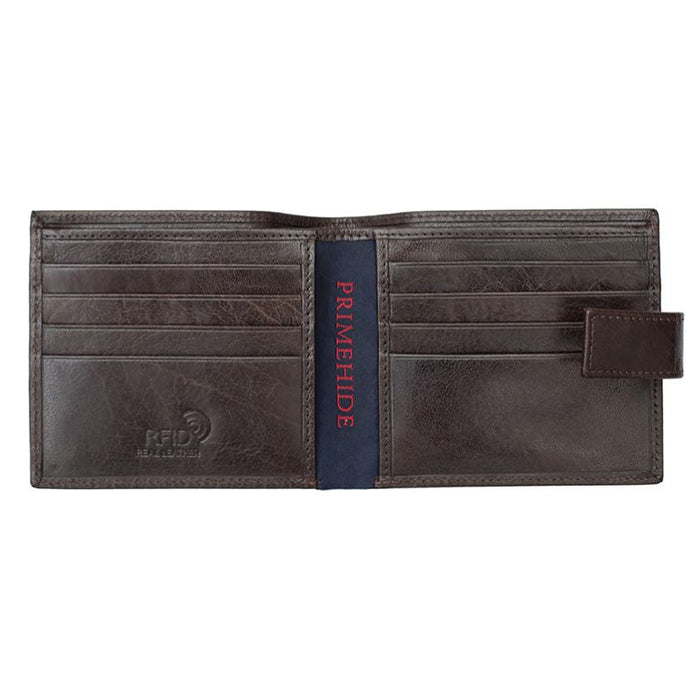 Primehide Luxury Leather Ricco Bifold Wallet RFID Blocking - Available in 2 colours