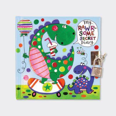 Secret Diary with Rawrsome Dinosaurs Design