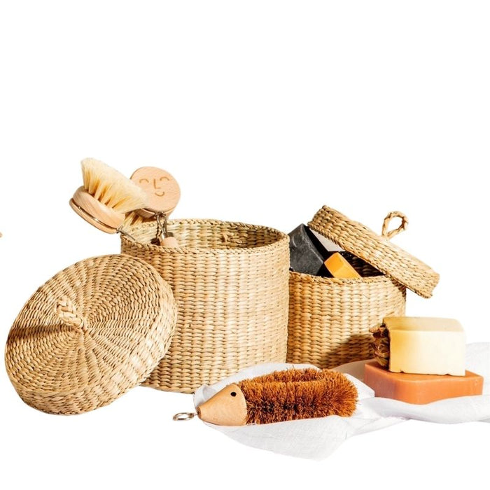 Seagrass Baskets with Lids